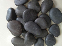 Natural Black Rain Flower Stone Gardening Courtyard Drainage Ditches Paved Road Stone Pebble Pebble Potted Planeolithic Pebble