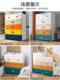 Drawer storage cabinet bedroom storage cabinet organizer box 78 wide plastic storage cabinet multi-layer home bedside table