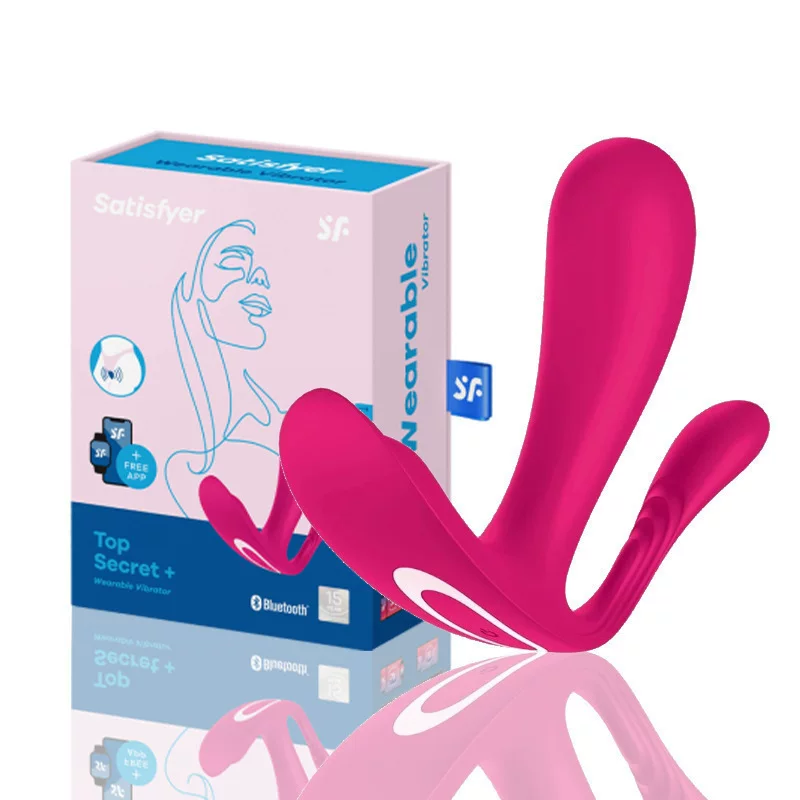 Германия Satisfyer Top Secret APP управляет массажем и вибрацией женского клитора masturbator