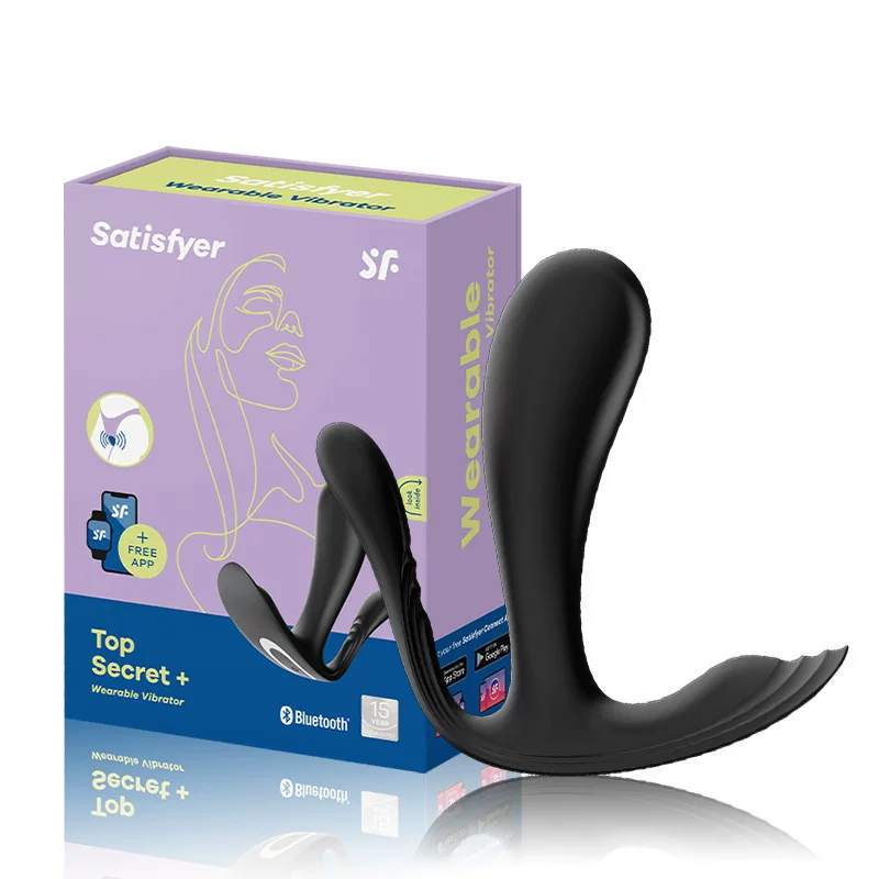 Германия Satisfyer Top Secret APP управляет массажем и вибрацией женского клитора masturbator