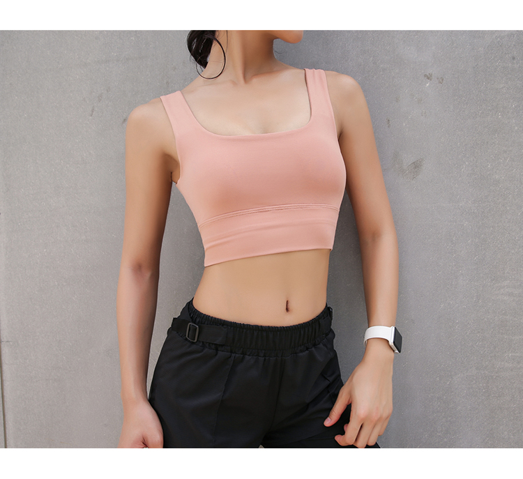 Áo ngực thể thao chuyên nghiệp không có vòng thép đàn hồi áo lót thể thao nữ