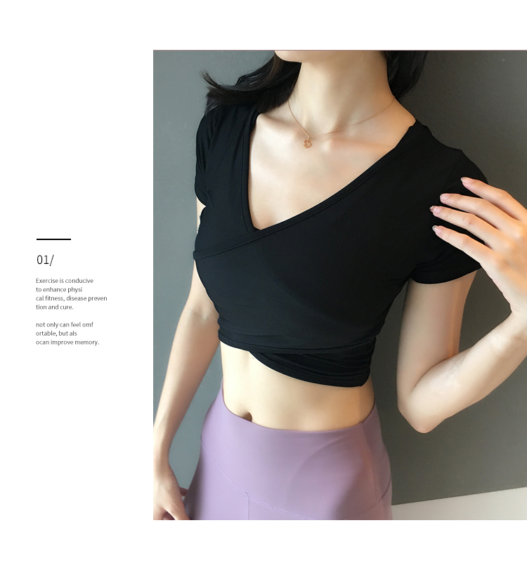 Áo crop top áo thể thao nữ mùa hè mỏng phần nhanh khô chạy bộ yoga ngắn tay áo thun bó sát tập thể dục mặc áo cánh áo phông lining nam chính hãng
