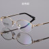 Kính cận thị nữ đã hoàn thành việc kinh doanh nửa khung với khung mắt 100/150/200/300/400/500/600 độ - Kính khung tròng kính chống ánh sáng xanh Kính khung