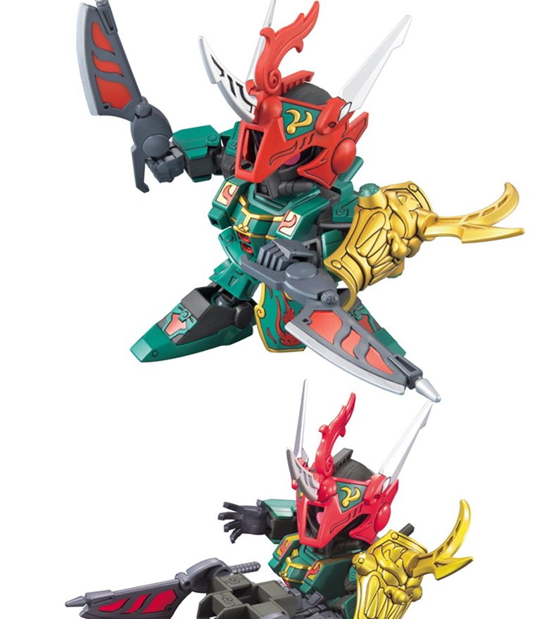 Bandai Gundam Model Three Kingdoms 伝 SD BB Warrior 317 Zhou Cang Duo Ban Wolf 16 - Gundam / Mech Model / Robot / Transformers mo hinh gundam