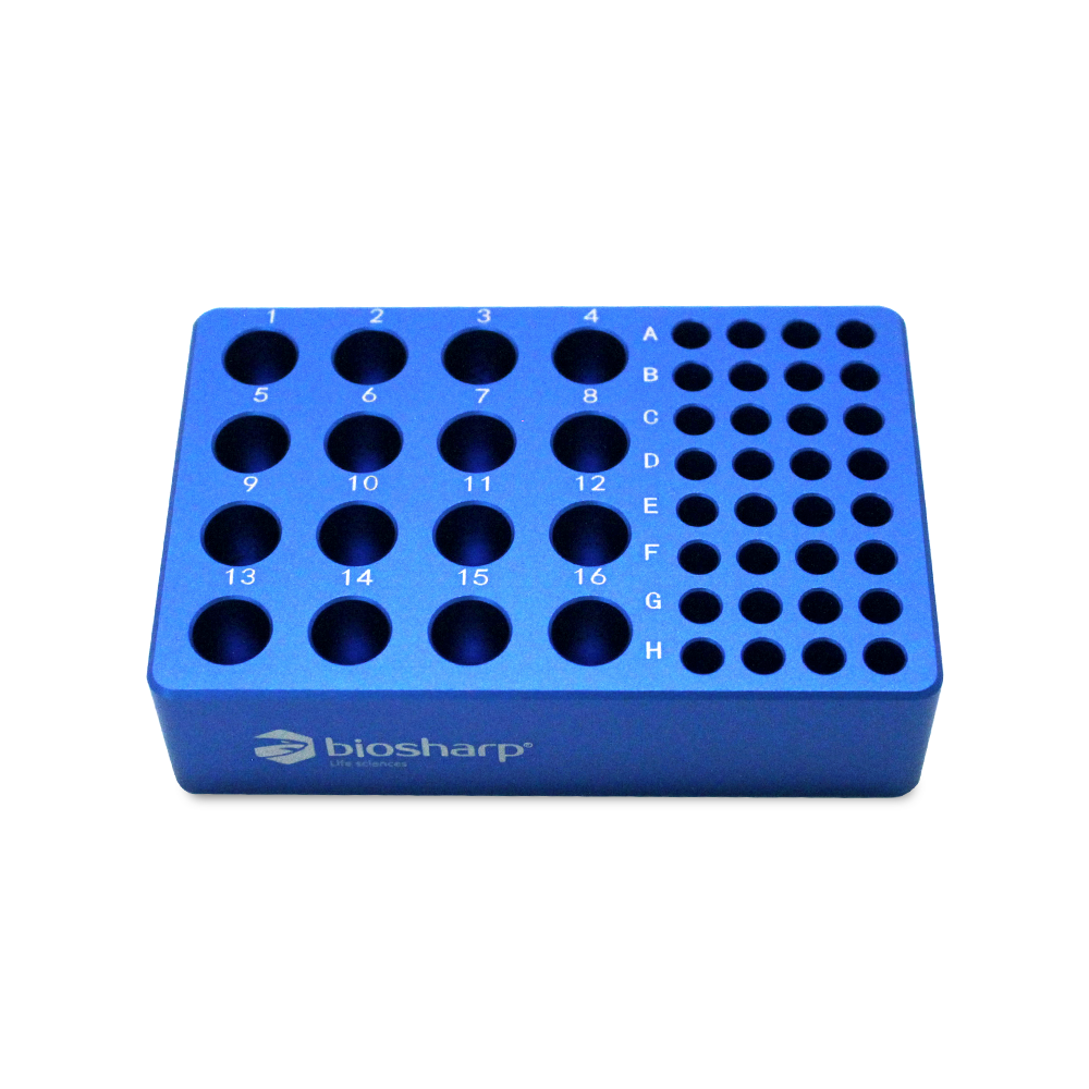 Biosharp白鲨 BS-MCB-A/B 0.2/1.5ml低温金属冰盒，48/52孔