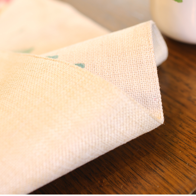 Bắc Âu và Mỹ phong cách flamingo placemats pad bảng khăn trải bàn cách nhiệt pad trang trí vải coaster bát mat bàn cà phê trang trí vải khăn trải bàn tết