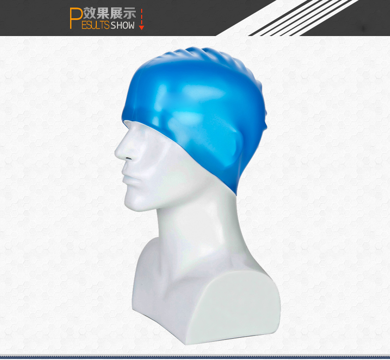 Pusmani silicone chuyên nghiệp mũ bơi không thấm nước Đàn ông và phụ nữ trưởng thành tóc dài bịt tai mùa xuân mũ bơi mũ bơi cho bé gái