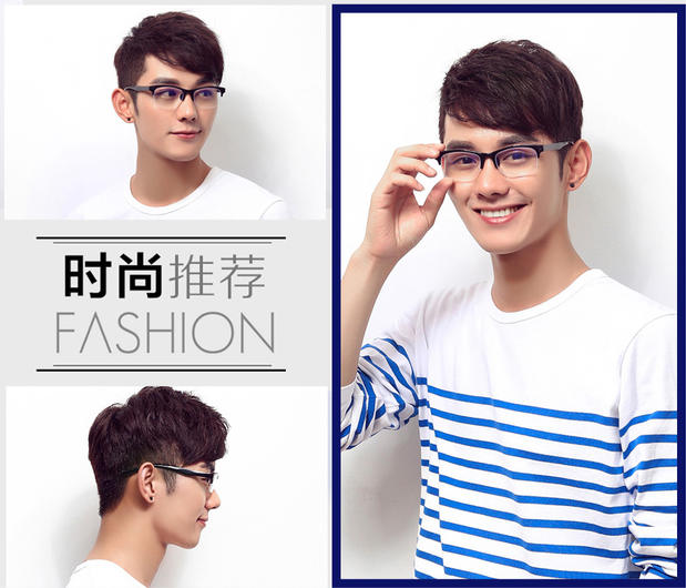Osley kính nửa khung người đàn ông và phụ nữ có thể được trang bị với khung kính lớn hoàn thành khung kính siêu nhẹ tr90 khung kính kính mắt eye plus