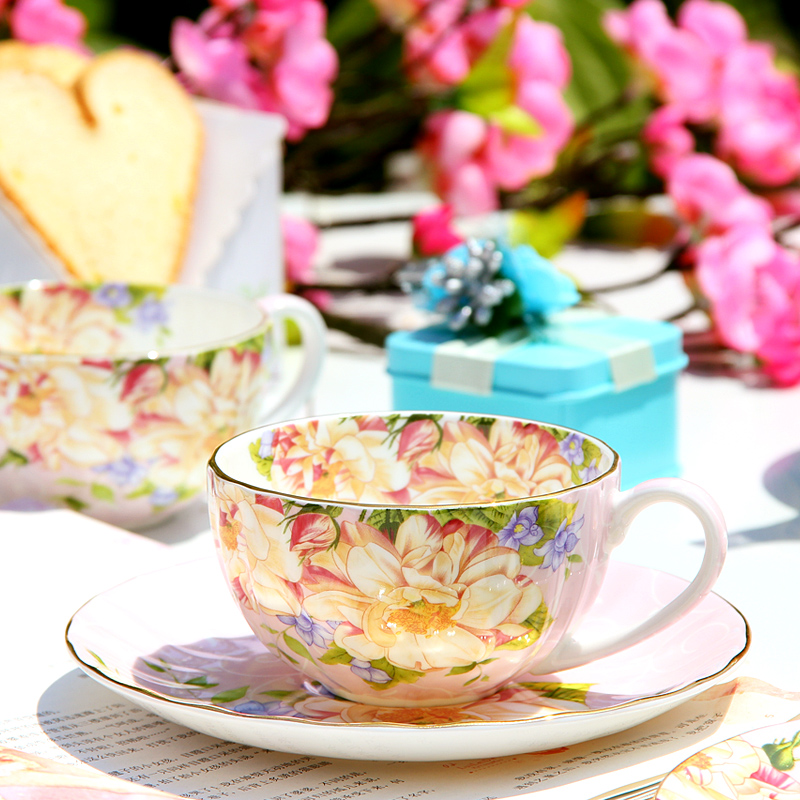 Goods to transport European - style coffee cup suit ipads porcelain ceramic creative English afternoon tea tea tea cup