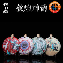 Rongshantang portable Puer tea cake storage bag Fabric tea box Dunhuang Tea Cake Storage box Tea cake travel bag