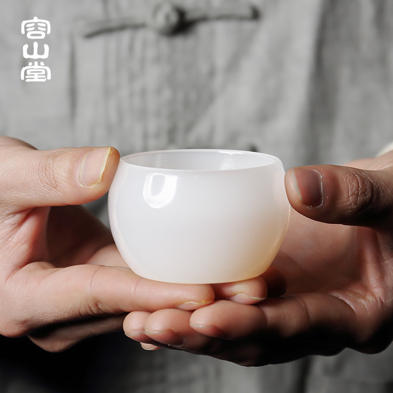 容山堂 白瓷玉瓷茶杯 天猫优惠券折后￥45.15包邮（￥50.15-5）多款可选