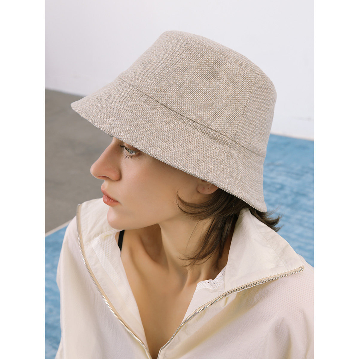 evewang hat paper-controlled hat summer linen quite sphincter with type fisherman hat women's day department 100 lap sun hat