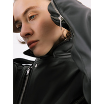 At the beginning of the year Mi Su ten years of grinding a sword sheepskin motorcycle leather handsome epaulette leather jacket casual jacket