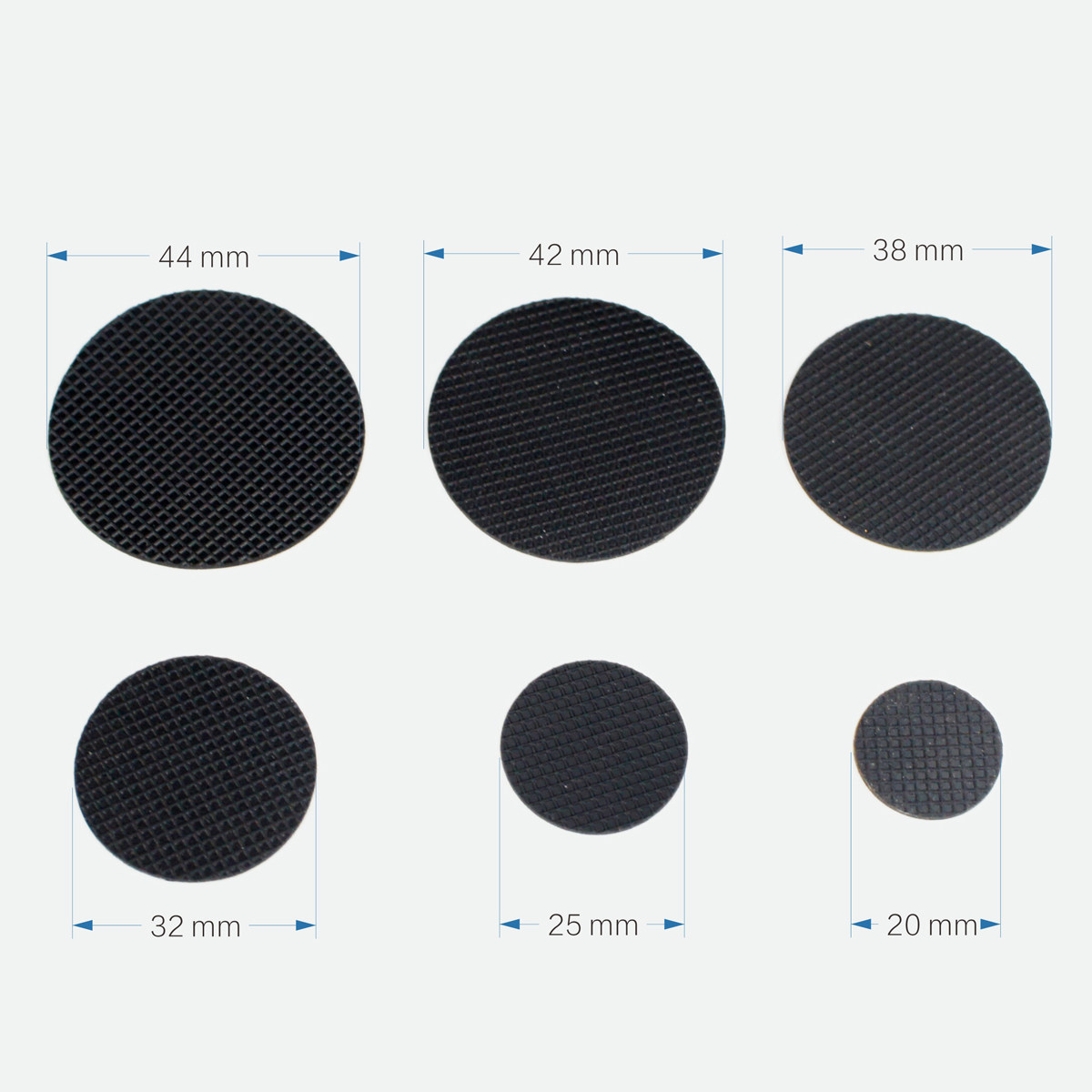 Sound rhyme new product audio special 1mm thick self-adhesive rubber non-slip pad power amplifier CD front foot pad self-adhesive anti-slip pad