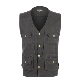 Vest trung niên cotton mùa xuân và mùa thu vest vai nam nhiều túi chụp ảnh cá nam vest vest cỡ lớn áo ba lỗ tập gym nam