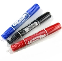 Special wholesale double head oil pen marker economic 150 logistics pen red blue black big head pen