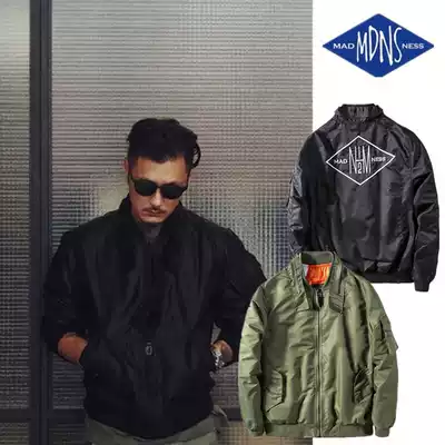 MADNESS autumn and winter casual cotton coat men's shenle Tide brand MDNS Joker flying baseball jacket