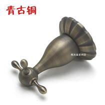 Green Ancient Bronze Furniture Lehua Empire Crown Classical Eu Style Single Coat Hook 10100152