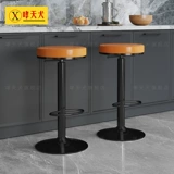 Простой барный стул, бытовой вращающийся подъемный барный стул, высокий табурет, барная стойка, магазин чая с молоком, стойка, барный стул, круглый табурет