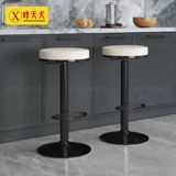 Простой барный стул, бытовой вращающийся подъемный барный стул, высокий табурет, барная стойка, магазин чая с молоком, стойка, барный стул, круглый табурет