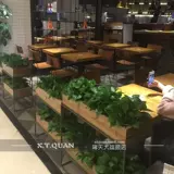 Чердак сплошной дерево кафе перегородка забор цветочный рамка цветочный танк перегород