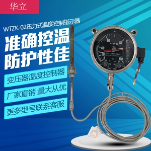 杭州华立 Прибор WTZK-02 Регулятор температуры трансформатора Цифровой дисплей Термометр масла BWY-02 Нержавеющая сталь