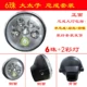 Prince 125cg nam xe máy LED bóng đèn pha lớn 12V đèn siêu sáng 8 hạt phụ kiện sửa đổi bóng đèn xe máy future