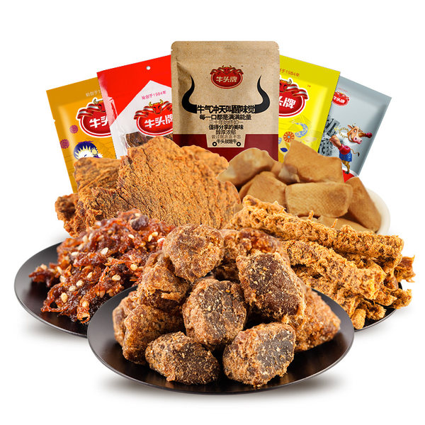 贵州名优 牛头牌 牛肉干组合装 358g 天猫优惠券折后¥24.9包邮(¥44.9-20)多款可选 贵州名优 牛头牌 牛肉干组合装 358g 天猫优惠券折后¥24.9包邮(¥44.9-20)多款可选