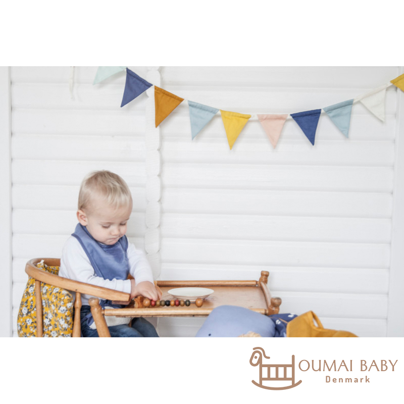 Discount spot Danish fabelab baby room decoration stroller ornaments children's multi-color flag pendant 5