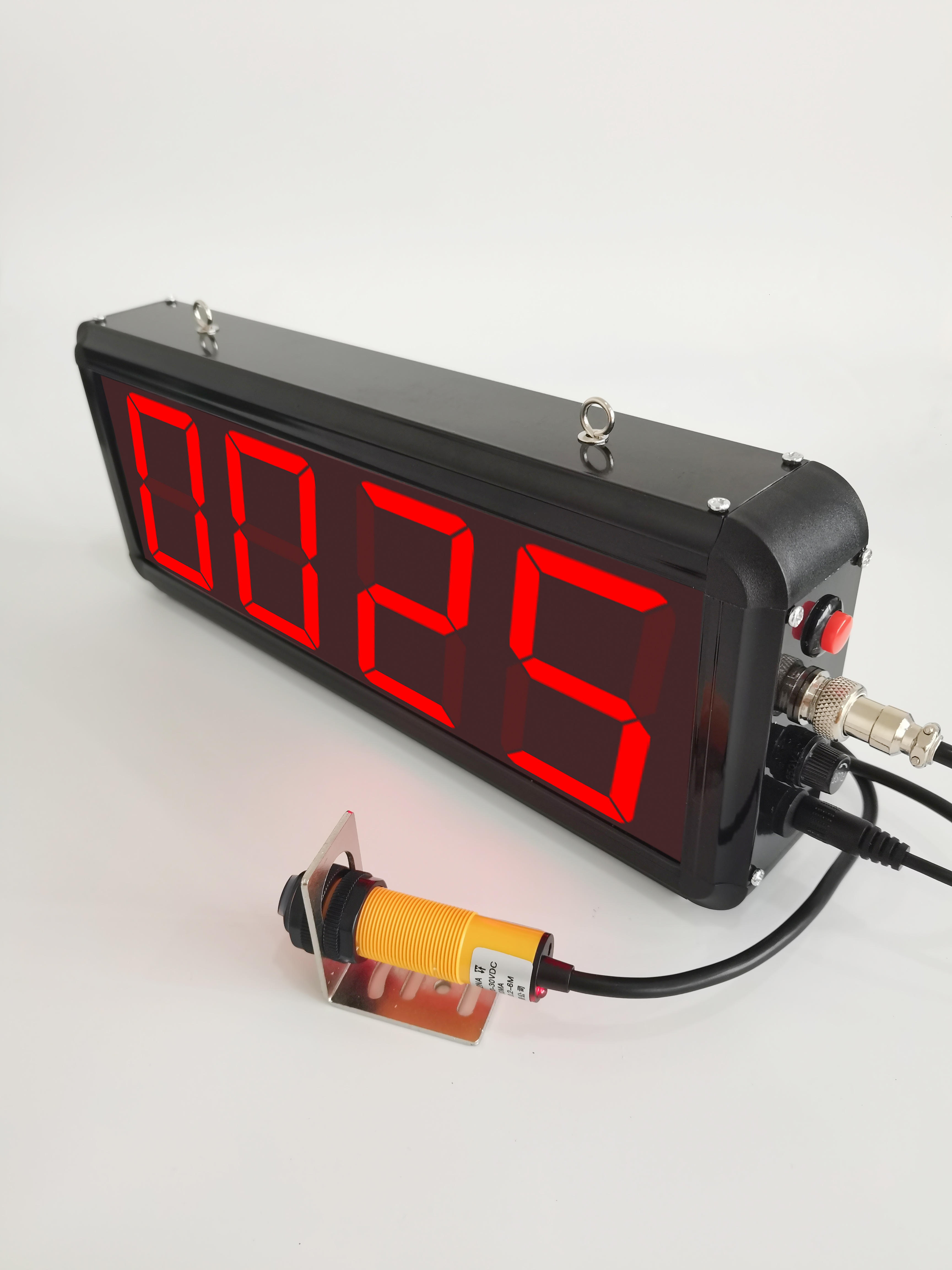 Large screen infrared counter Automatic induction conveyor belt assembly line transmission Electronic digital display point machine counter