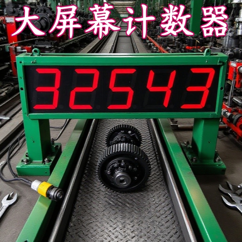 Large Screen Infrared Sensor Counter Industrial Intelligent Equipment Six-Digit Display Conveyor Belt Bagging Machine Counter