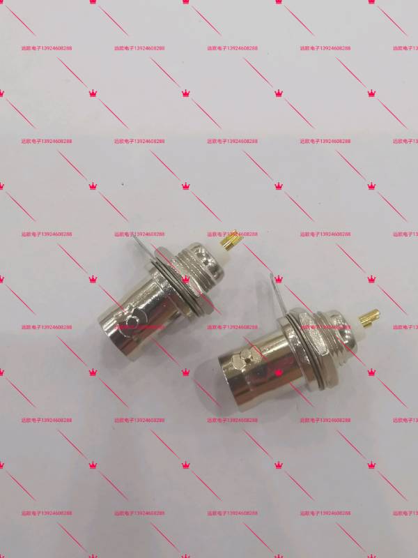 BNC female welding machine video monitoring socket Q9 socket BNC50KY pure copper needle BNC socket BNC connector