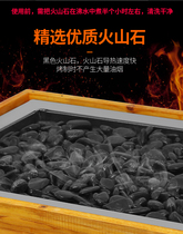 Volcanic stone sausage baking machine stone no