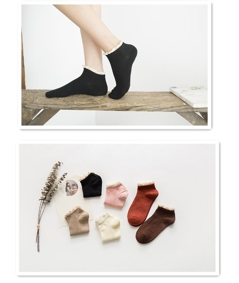 Vớ Nhật Bản trong ống cotton bằng sợi tre quần tất lót lông