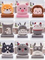 By the warm hand nap window pillow combination pillow set bed three-piece pillow quilt three-piece pillow quilt