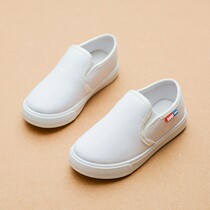 2019 Spring Children Canvas Shoes Boys One Pedal Middle Children Female Treasure Board Shoes Breathable Boys Girls Summer Ball