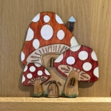 Cross -бортяная дверная дверь сказочная дверь лестница по дому