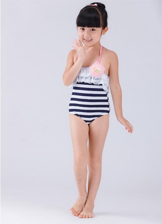 [] Đồ bơi trẻ em Xiêm chia trẻ em nữ sinh trung học có mũ - Bộ đồ bơi của Kid đồ bơi cho be gái