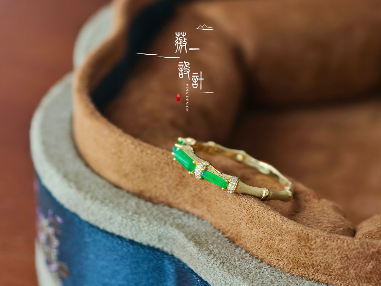 Natural Jade Bamboo Ring