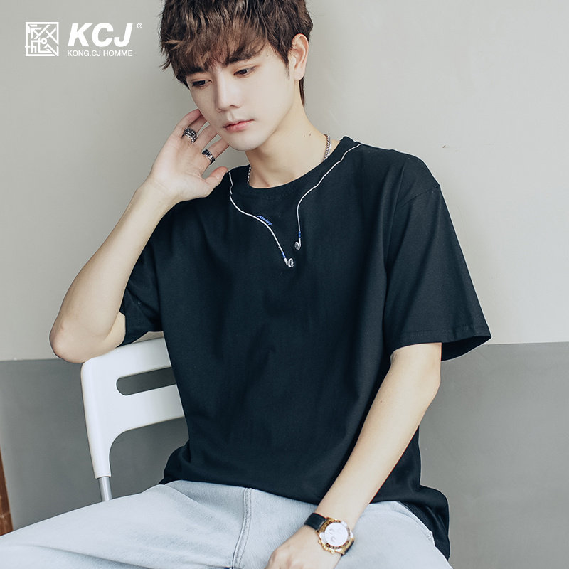 Hong Kong Tide 2021 men's new day - set short - sleeve T - shirt in summer - sleeved half - sleeve T - shirt