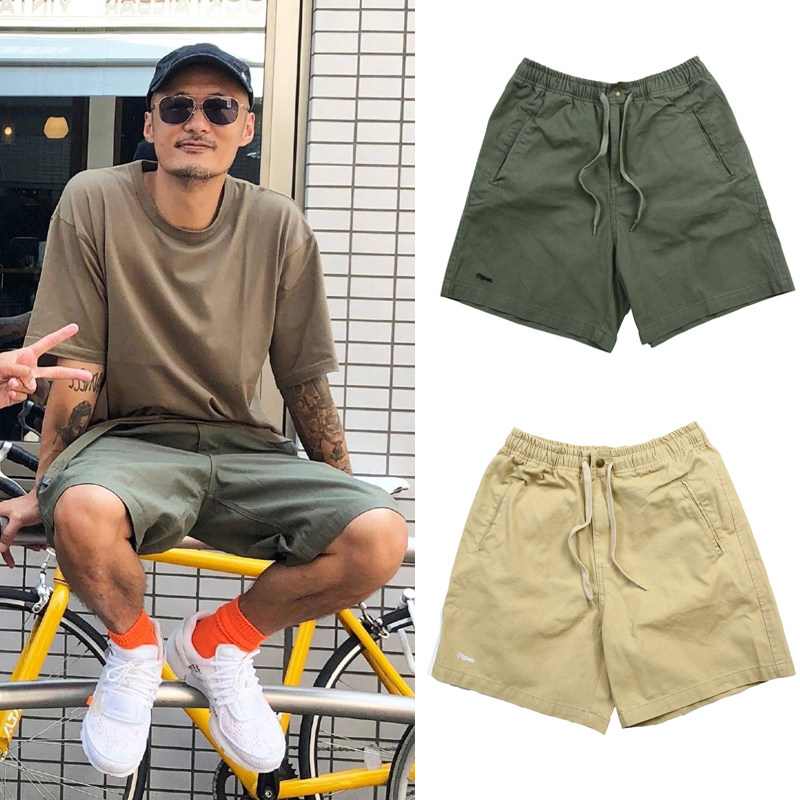 Hong Kong Chauffin Yu Wenle Identical Shorts Summer Flex 50% Pants Casual Beach Sports Pants Day Ensemble Retro