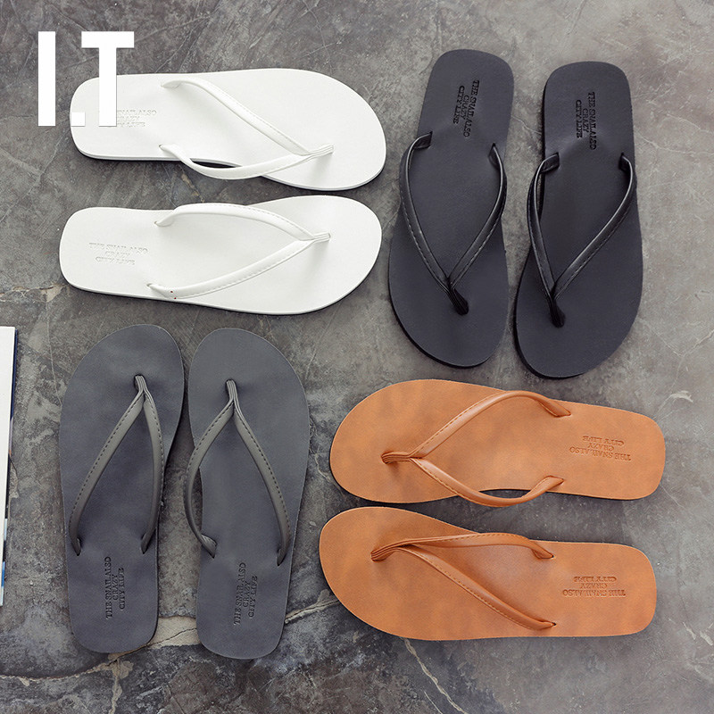 Hong Kong Tide Man Dragon Non-Slide Wear Couple Soft Soft Slippers Women Summer Clothing Dragons and Sands Shoes