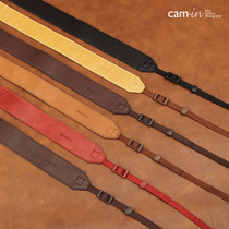 cam-in Cowhide SLR Camera Strap Micro Single Photography Shoulder strap Universal Nikon Canon Leica Sony