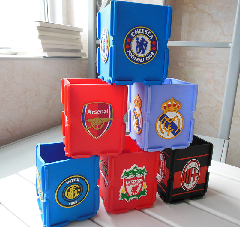 Football fans supplies Real Madrid Paris Juven Arsenal Chelsea State MiAC Milan assemble pen holders