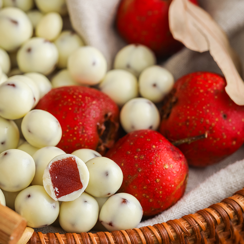 Xiao Kun Eclipse Yogurt Hawthorn Ball Milk Hawthorn Old-fashioned Hawthorn Snack Net Red Small Snack Canned 180g