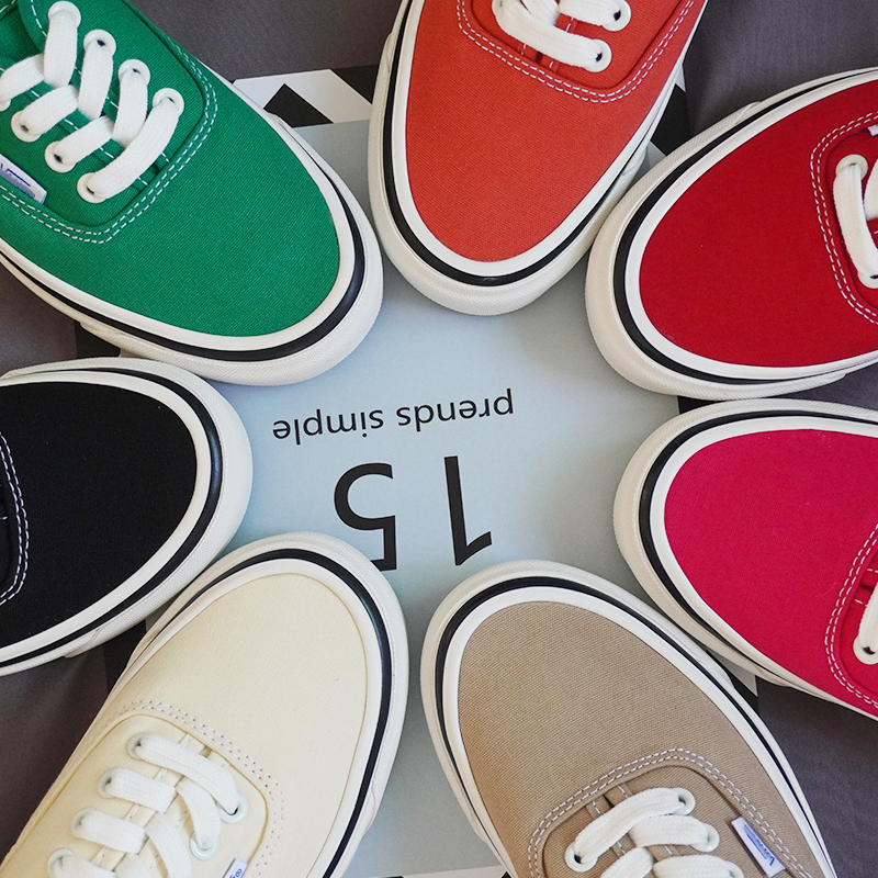 Canvas Shoes for Women 2024 Spring and Autumn New Style Red Green Anaheim Style36 Men's Shoes Couple Era Sneakers