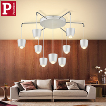 German Berman living room chandelier modern simple restaurant lamps led ceiling lamp bedroom creative suction chandelier