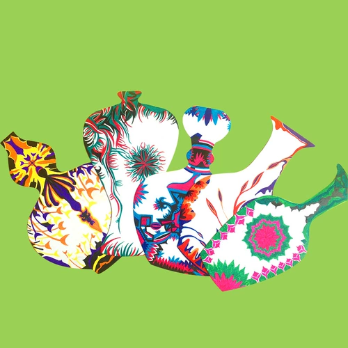 Окрашенная форма для детского сада, картон для творчества, «сделай сам», ручная роспись