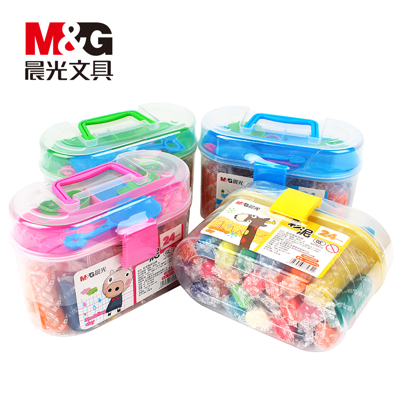 Chenguang stationery 24 color clay AKE04013 Student plasticine children's puzzle color clay handmade clay