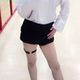 Nhật Bản da đùi nhẫn nữ kim loại đinh tán đùi chuỗi punk rock gió đùi vòng trang sức garter nữ nịt tất bắp chân Nịt Tất